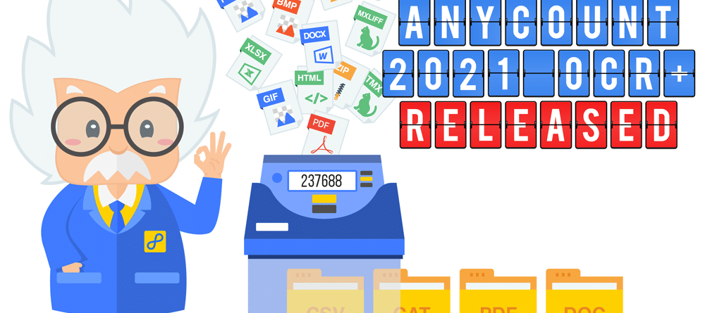 Meet brand new AnyCount 2021 with powerful OCR, word count log, and more...