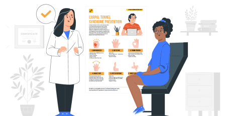 How can translators prevent carpal tunnel syndrome?