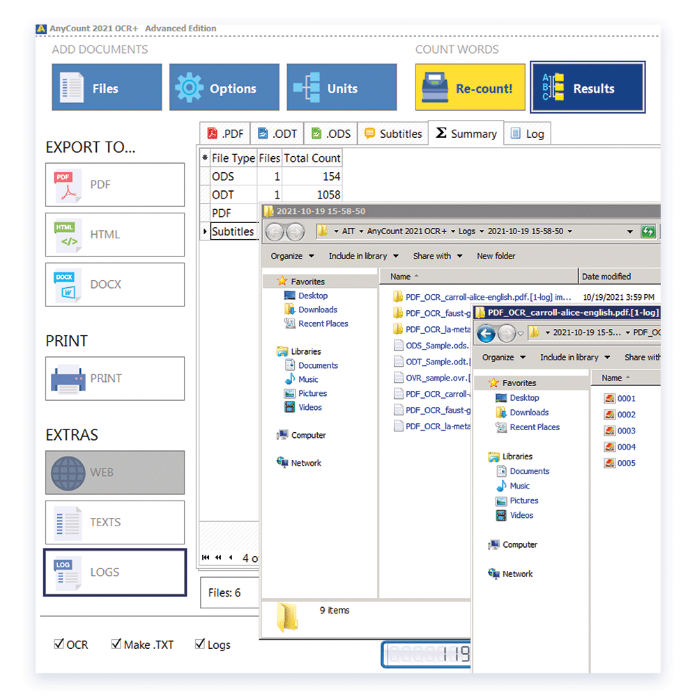 View logs