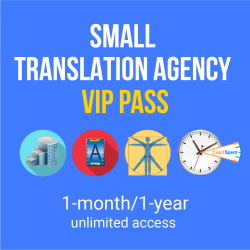 Small Translation Agency VIP Pass (5 users)